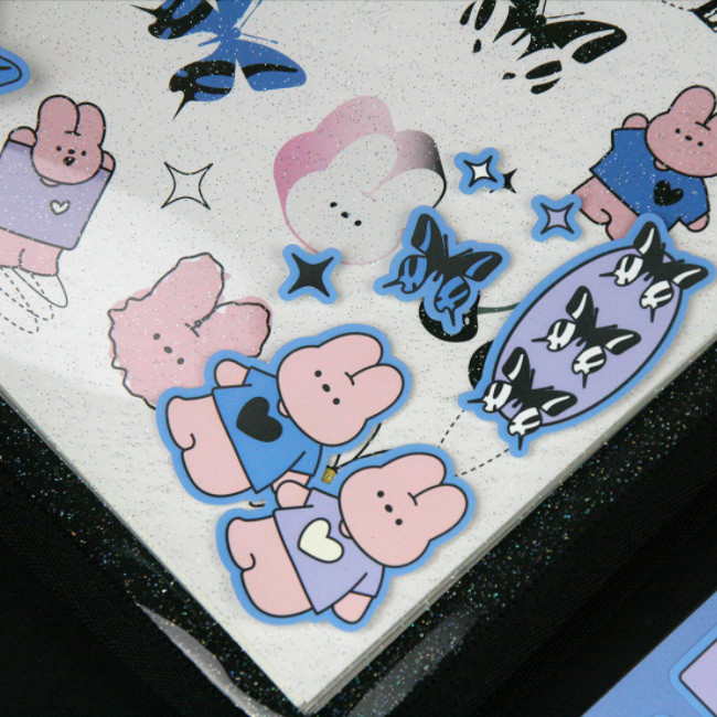 Usage example - DESIGN GOMGOM Reeli Color Line Paper Removable Sticker